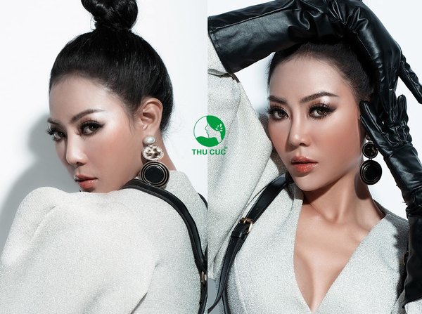 Nữ diễn viên Thanh Hương sở hữu dáng mũi đẹp hoàn hảo sau khi nâng mũi tại Thu Cúc