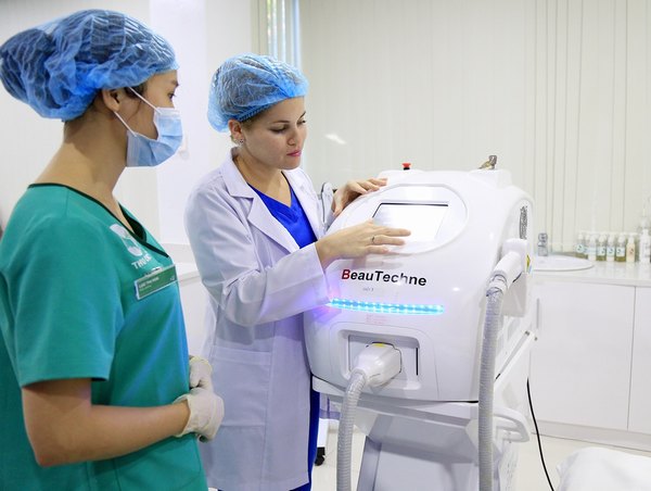Vùng da nhạy cảm trên cơ thể đều có thể được loại bỏ lông an toàn nhờ laser diode