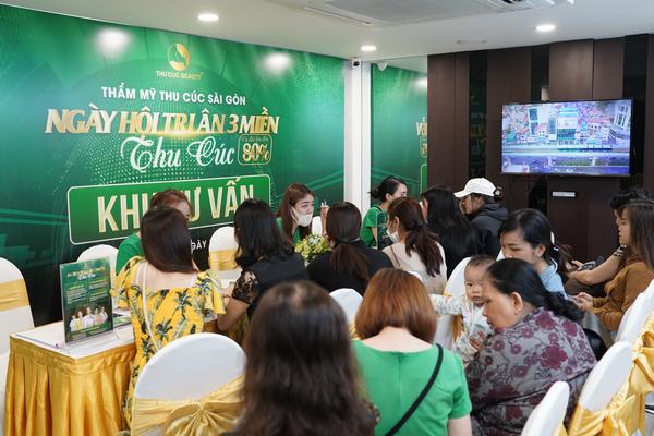 Đông đảo chị em tin chọn dịch vụ chăm sóc thẩm mỹ tại Thu Cúc