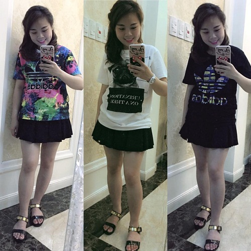 Độ sâu của lúm phù hợp với tổng thể khuôn mặt, giúp cô bạn trẻ trung và tươi tắn hơn.