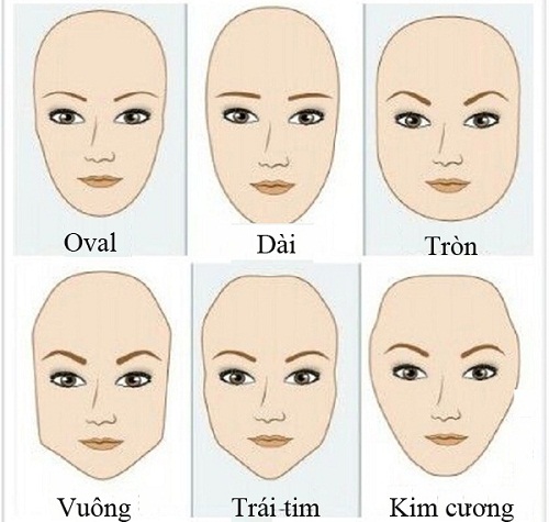 Tùy theo từng dáng khuôn mặt để vẽ lông mày cho phù hợp.