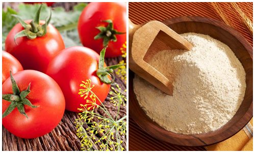 cách tẩy lông chân bằng cà chua