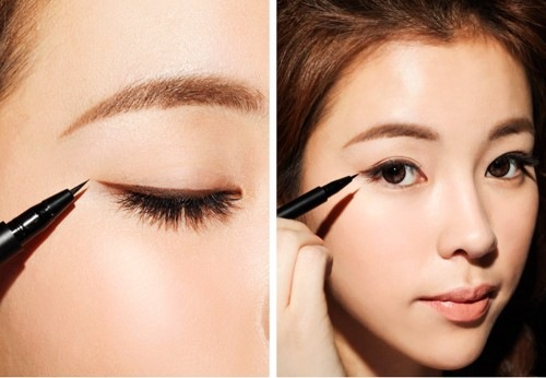 Kẻ vẽ mí mắt là thao tác trang điểm khó mà không phải ai cũng đủ khéo léo để thực hiện.