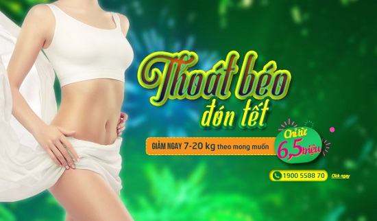 Bệnh viện Thu Cúc đang giảm ngay 30% giúp bạn thoát béo cấp tốc