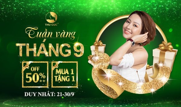 Tuần vàng tháng 9 tại Thu Cúc với rất nhiều ưu đãi hấp dẫn