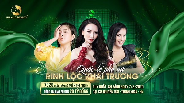 Khai trương Thu Cúc Mega Beauty Center 136 Nguyễn Trãi với rất nhiều ưu đãi hấp dẫn